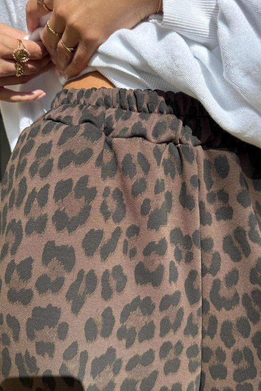 Scamp Leopard Demi Bloom Pant Coffee Bean /11 
